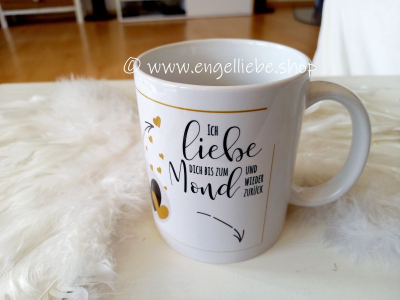 Tasse * Ich liebe Dich bis zum Mond und wieder zurück